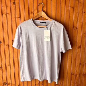 NWT Zara Lavender Tee Shirt